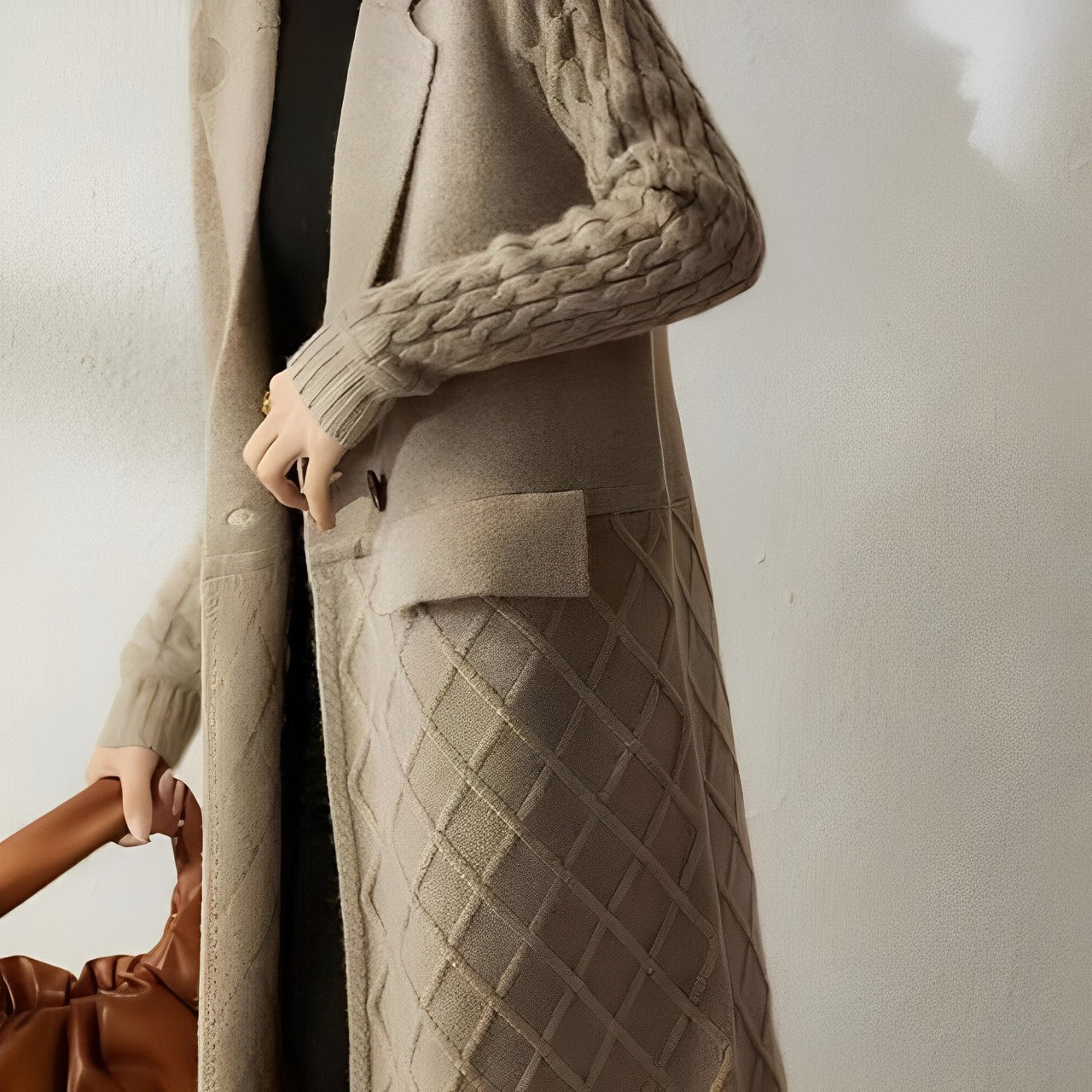 Fabienne - Cardigan mit Denkmuster