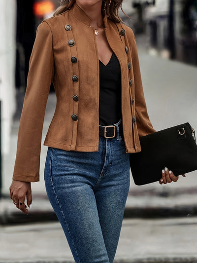 Federica - Retro Langarm Strickjacke