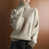 Marcelle | Chunky Rollkragenpullover in Grau