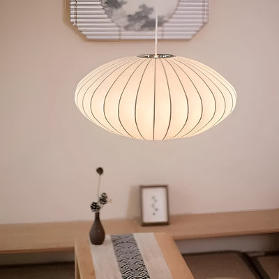 SilkBreeze Light - Japanische Seiden-Pendelleuchte