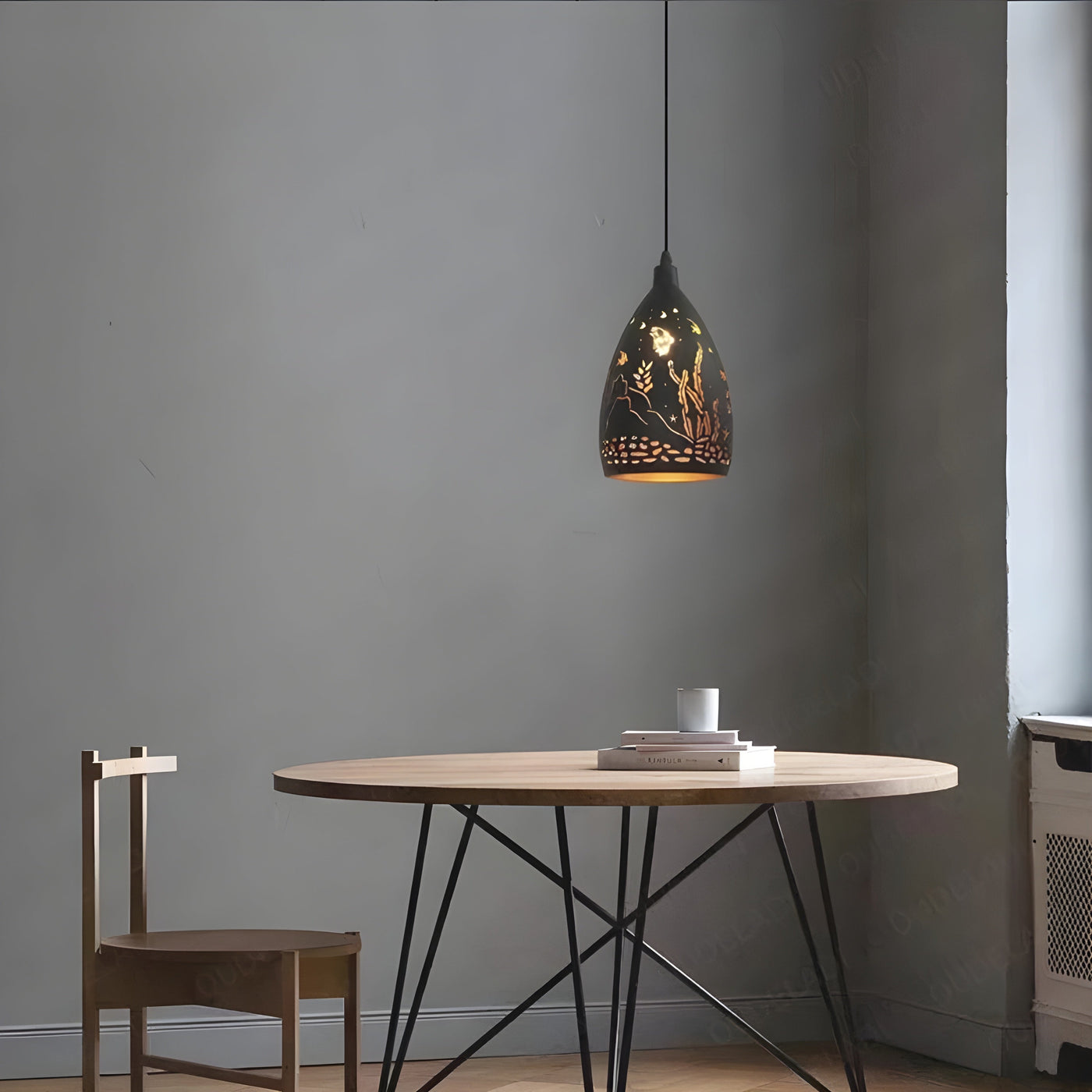 LoftWeave Light - Moderne Metallkäfig-Hängelampe