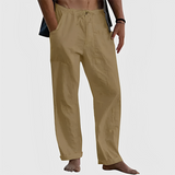 Jovan - Bequeme Sommerhose für Herren mit Kordelzug in Braun
