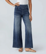 Vira | Damen Elastische Hose Zeitlos Komfort Elegant in Dunkelblau