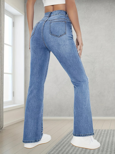 Lovisa - Hellblaue Bootcut-Jeans