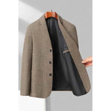 Einreihiger Blazer Herren in Braun