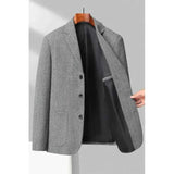 Einreihiger Blazer Herren in Grau