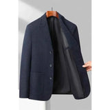 Einreihiger Blazer Herren in Marineblau