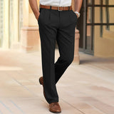 Emilian | Herren Business Chinohose in Schwarz