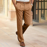 Emilian | Herren Business Chinohose in Braun