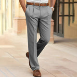 Emilian | Herren Business Chinohose in Grau