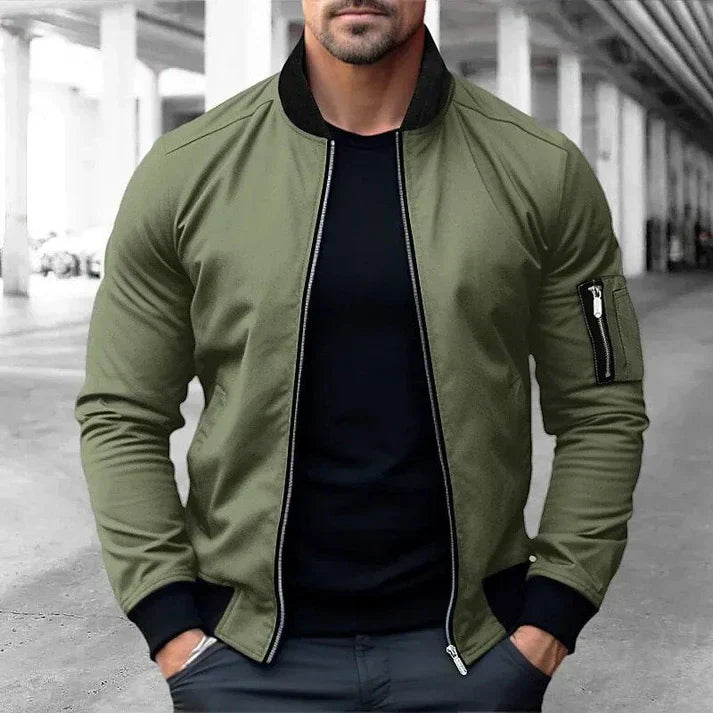 Balazs - Herren Leder Fliegerjacke Vintage-Stil