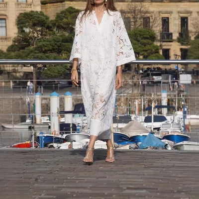 Nova® | Elegantes Kleid mit Bordüren