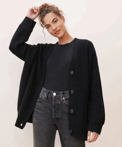 Lulu™ Stilvoller Knopf-Cardigan