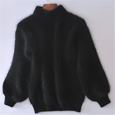 Joan - Strickpullover mit Halbhohem Ausschnitt