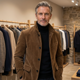 Carter – Elegante Herrenjacke mit Vintage-Charakter in Hellbraun