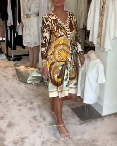 Mariane™ - Vintage Druckkleid