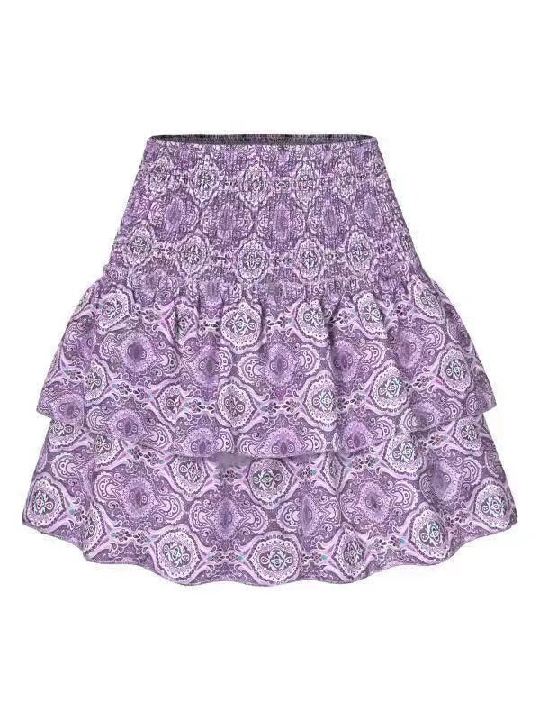 Belinda - Damen Blumenrock Elegant Freizeit