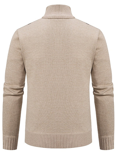 Miodrag - Herren Zipper-Pullover Baumwolle