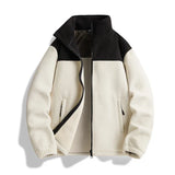 Robin | Fleece-Winterjacke in Weiß