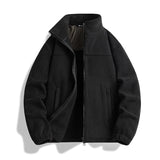 Robin | Fleece-Winterjacke in Schwarz