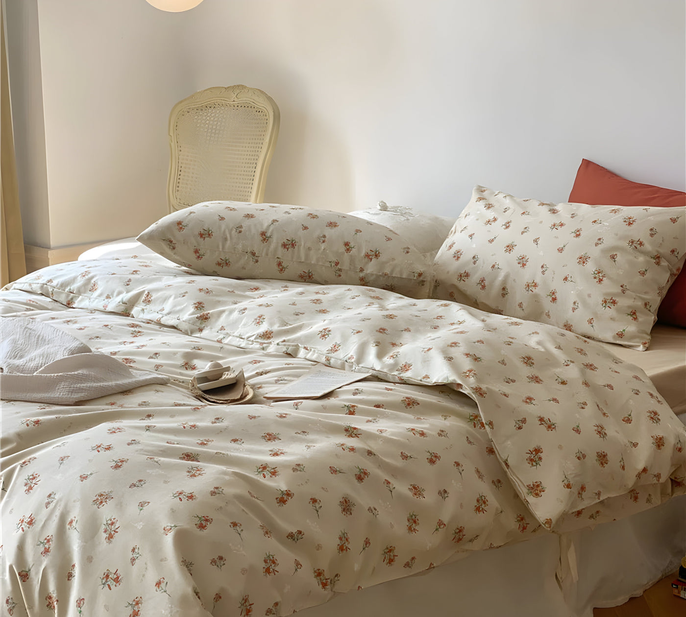 LushPetal Set – Elegantes Florales Bettwäsche-Set