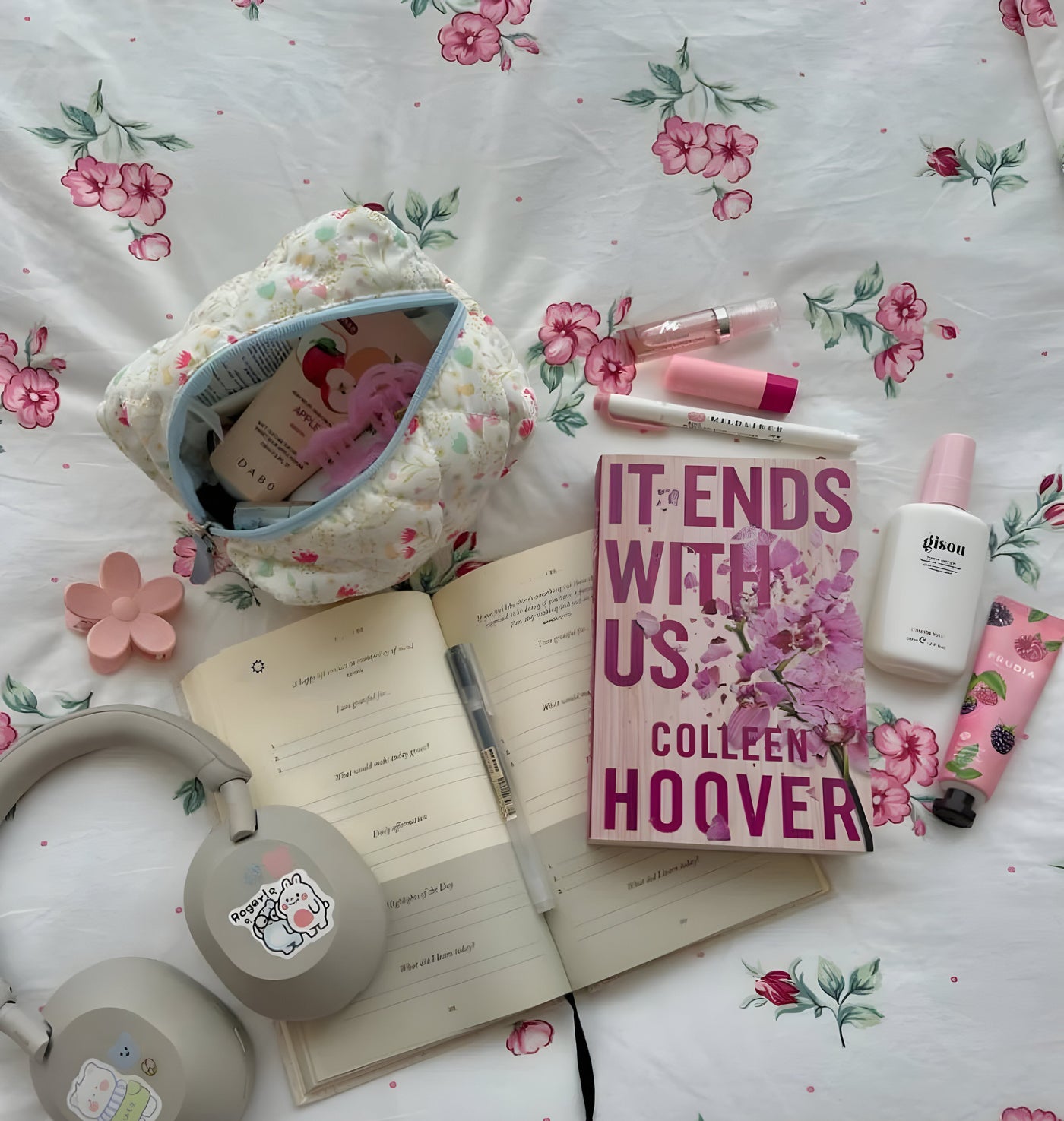 LushPetal Set – Elegantes Florales Bettwäsche-Set