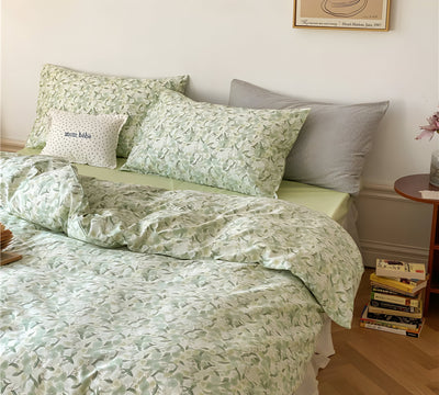 LushPetal Set – Elegantes Florales Bettwäsche-Set