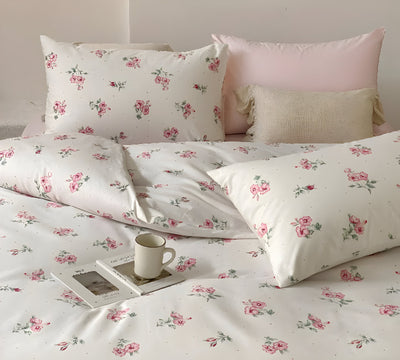 LushPetal Set – Elegantes Florales Bettwäsche-Set