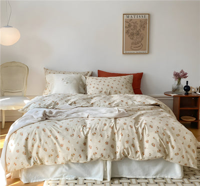 LushPetal Set – Elegantes Florales Bettwäsche-Set