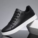 Florian | Herren Schnürung Low-Top Sneaker in Schwarz