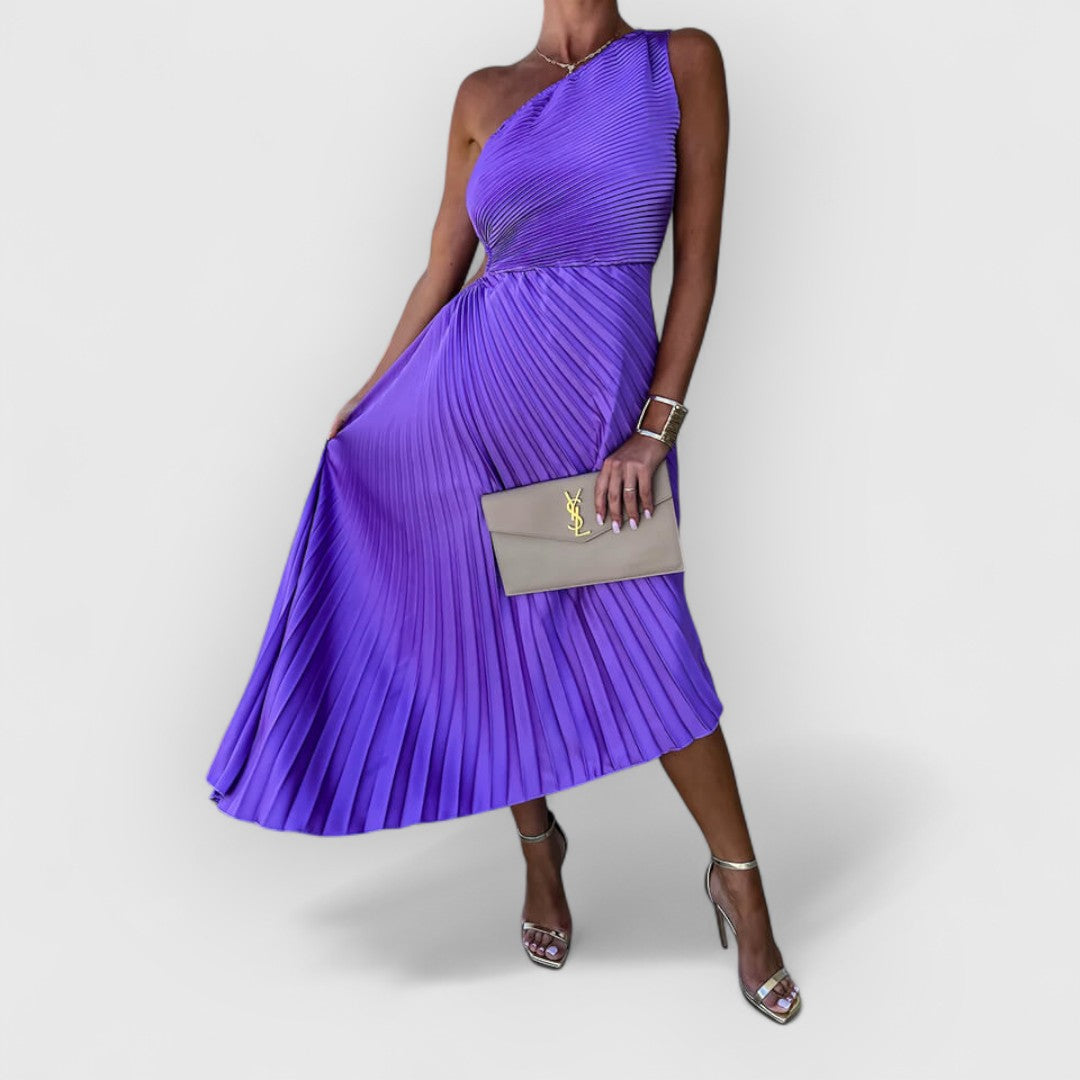 Felicity | One-Shoulder-Midikleid