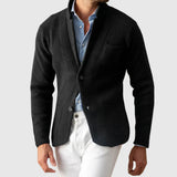 Remo™ | Herren Blazer Jacke im klassischen Vintage-Stil in Schwarz