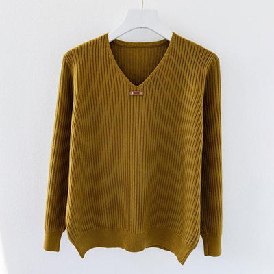 NADJA - ENG ANLIEGENDER RIPPSTRICKPULLOVER