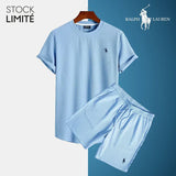 Thijs | Modernes Casual-Set für Herren (1+1 GRATIS) in Himmelblau