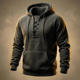 Paulus - Hochwertiger Baumwoll Kapuzenpullover in Grau
