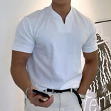 Heinrich | Herren Poloshirt Kurzarm in Weiß