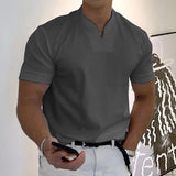 Heinrich | Herren Poloshirt Kurzarm in Dunkelgrau