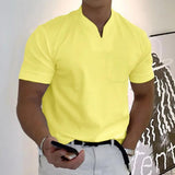 Heinrich | Herren Poloshirt Kurzarm in Gelb
