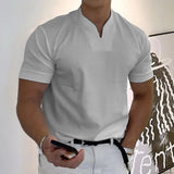 Heinrich | Herren Poloshirt Kurzarm in Hellgrau