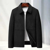 Herbst Winter Jacke Herren in Schwarz