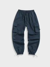 Alexander | Herren Cargo-Hose mit weitem Bein und verstellbaren Kordelzügen in Blue