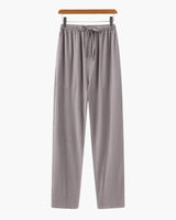 Herren Hose mit Kordelzug locker in Grau