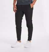 Herren Hose Slim Fit Stretch Casual in Schwarz