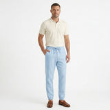 Herren-Jogginghose mit Kordelzug und elastischen Bündchen in Himmelblau
