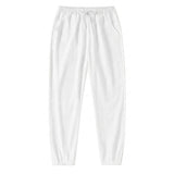 Herren-Jogginghose mit Kordelzug und elastischen Bündchen in Weiß