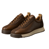 Herren Schnürsneaker mit Plateausohle in Braun