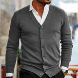 Herren Strickjacke in Grau