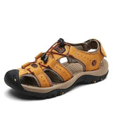 Herren Trekkingsandalen Mit Klettverschluss Für Outdoor in Gold