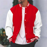 Herren Übergangsjacke Casual in Rot