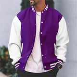 Herren Übergangsjacke Casual in Lila